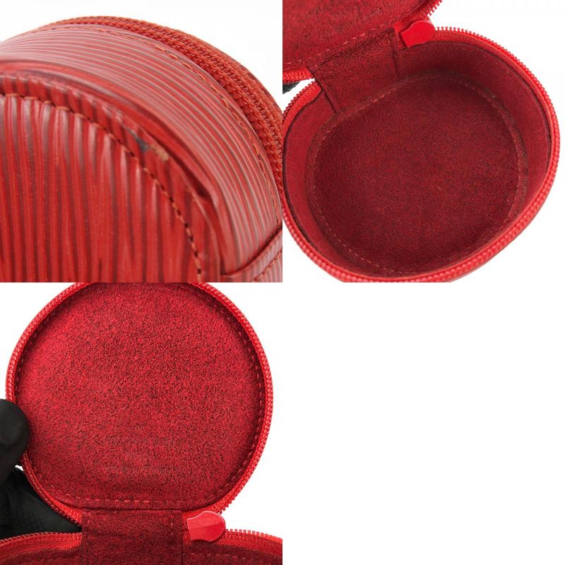 Louis Vuitton Accessory Pouch Eclan Bijoux Epi Leather Castilian Red — view 9