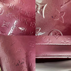 Louis Vuitton Vernis Alma GM Rouge Fauvist Padlock Key 2 — view 9