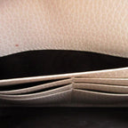 Gucci GG Canvas Leather Beige Ivory Bifold Long Wallet 1491 — view 8