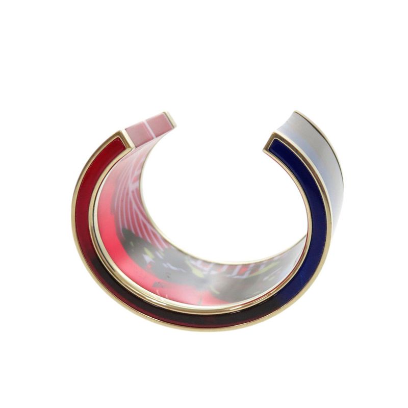 Christian Dior D-jungle Pop Skeleton Butterfly Bangle Plastic Red Bracelet 0486 — view 7