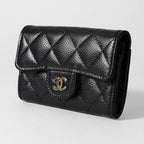 Chanel Card Case Coin Black — view 5