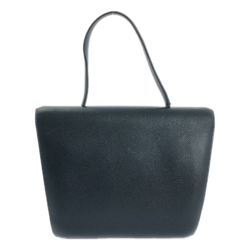 Hermes 1990 S Freegate Courchevel Gold And Silver Hardware Handbag Navy — view 2