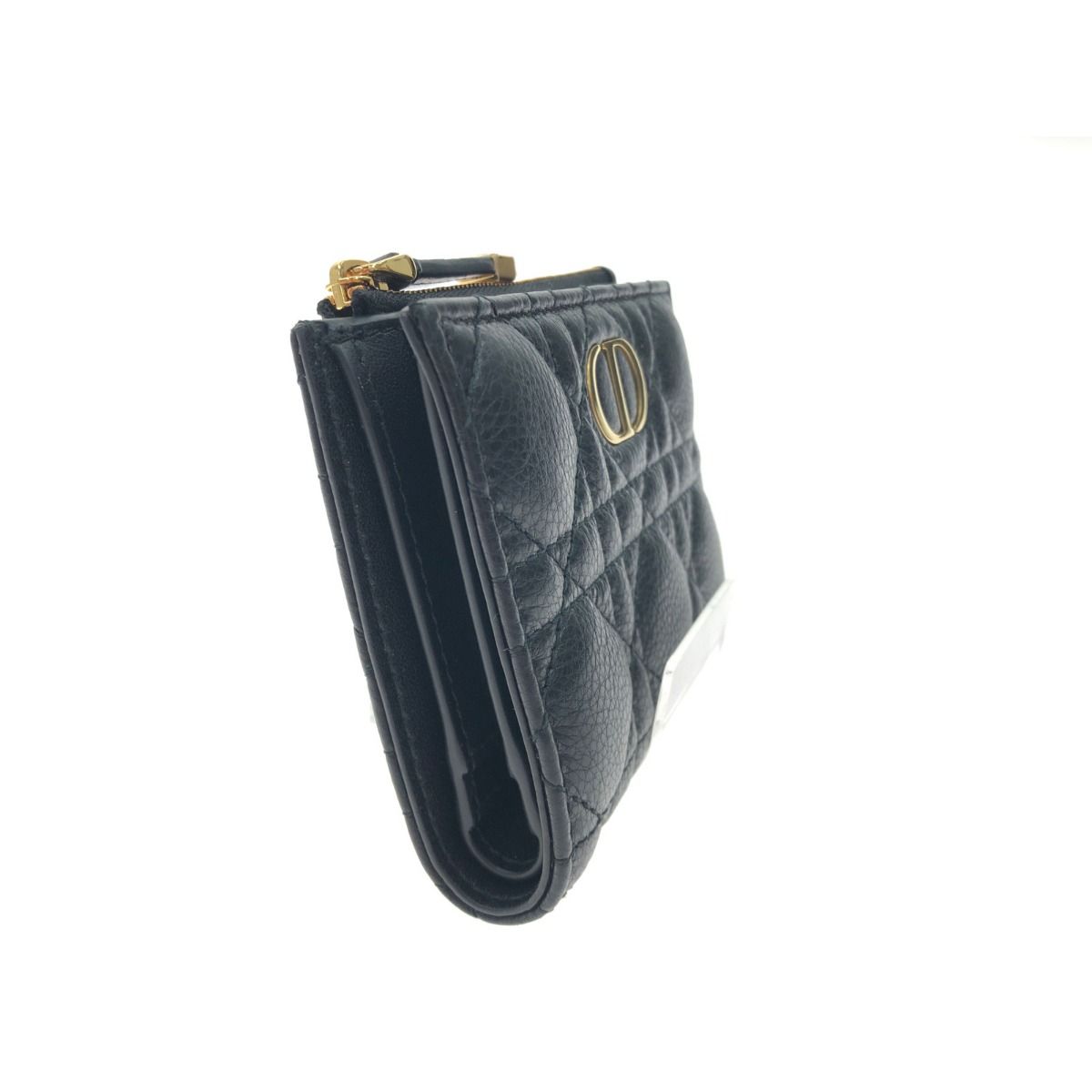 Christian Dior Bifold Wallet Caro Dahlia Cannage S5173 Uwhc — view 4