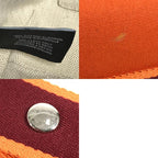 Hermes Handbag Brid A Black PM Canvas Orange — view 9