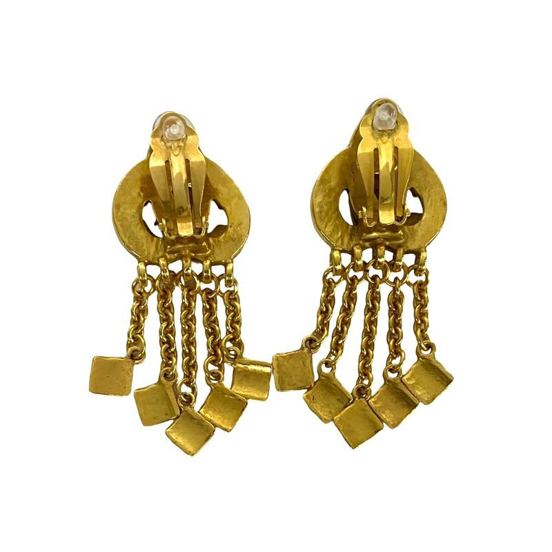 Chanel Vintage 97 Coco Mark Motif Earrings Ear Cuff — view 4