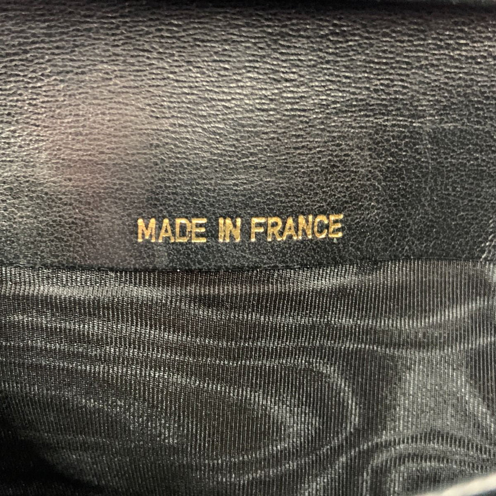 Chanel Caviar Leather Coco Mark Long Wallet Black — view 7