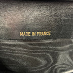 Chanel Caviar Leather Coco Mark Long Wallet Black — view 7