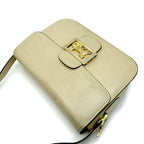 Celine Shoulder Horse Carriage Ivory Bag — view 4