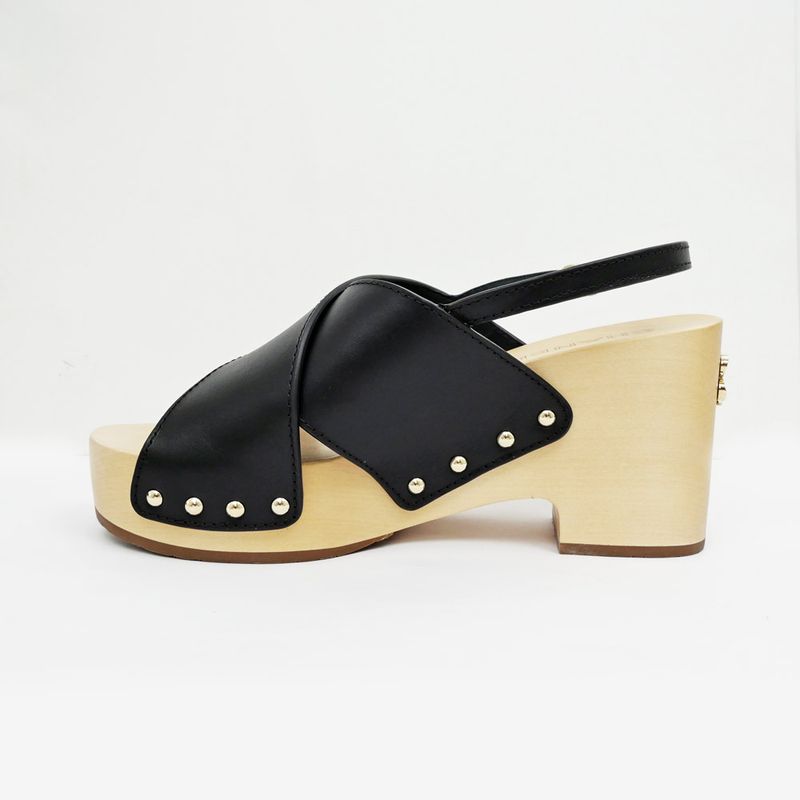 Chanel Wedge Sole Sandals Black Gdhardware Size 38 C Shoes — view 3