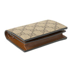 Gucci Bifold Wallet GG Supreme Beige Brown — view 3
