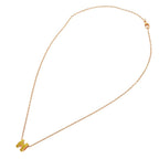 Hermes Mini Pop Ash H Yellow Rose Gold Hardware Necklace Accessories 1027 — view 4