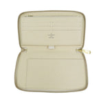 Louis Vuitton Damier Azur Zippy Organizer Gold Hardware White Round — view 4