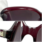 Chanel Sunglasses In Bordeaux Gradient 5196 Acetate — view 8