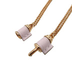 Hermes Charniere PM Necklace Vorsluft Leather Mauve Pale 1846 — view 5