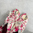 Chanel Tweed Wedge Sole Short Boots Multicolor Pumps 35 1 2 — view 3