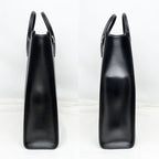 Gucci Tote Bag Interlocking G 2-Way Hand Black Shoulder Leather — view 4