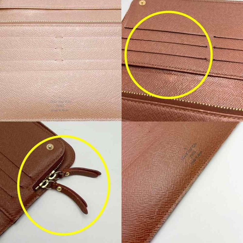 Louis Vuitton Monogram Portefeuille Antholite Brown Wallet — view 6