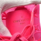 Louis Vuitton Tattoo Line High Cut Sneakers 8 Neon Pink Mesh — view 5