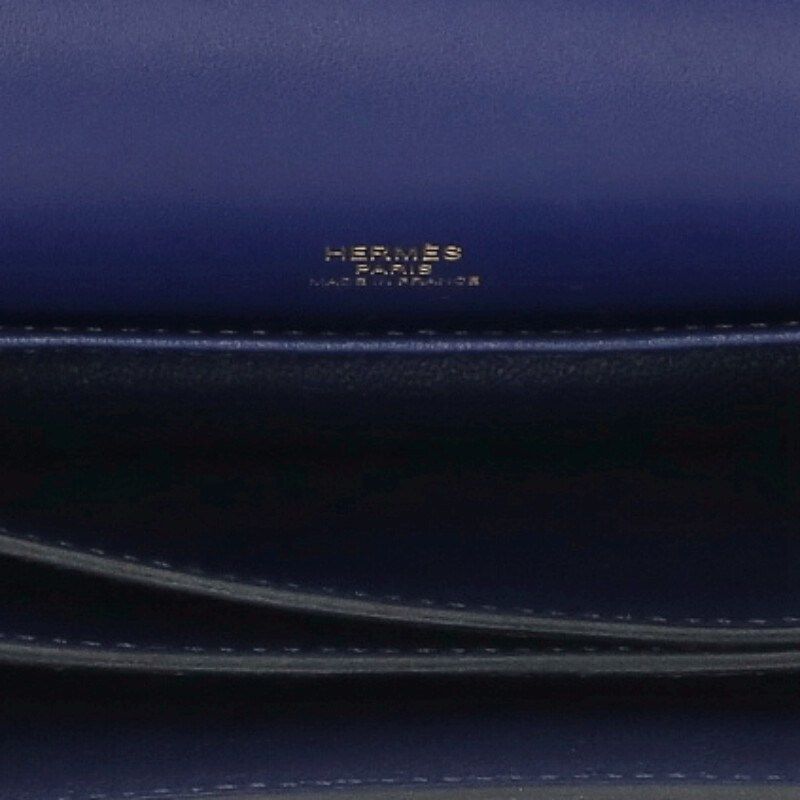 Hermes Lauris Leather Shoulder Bag — view 4