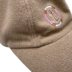 Hermes Cap Davis Yacht Cotton L Hat Sable — view 6