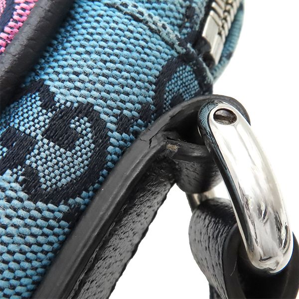Gucci Shoulder Bag GG Mini Canvas Multicolor Silver Hardware — view 8