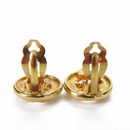 Chanel Earrings Coco Mark Metal Gold Accessory Plated Small Accessories — view 8