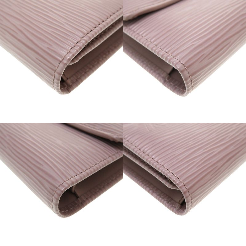 Louis Vuitton Epi M6338 B Portefeuille International Lilac Trifold Long Wallet — view 7