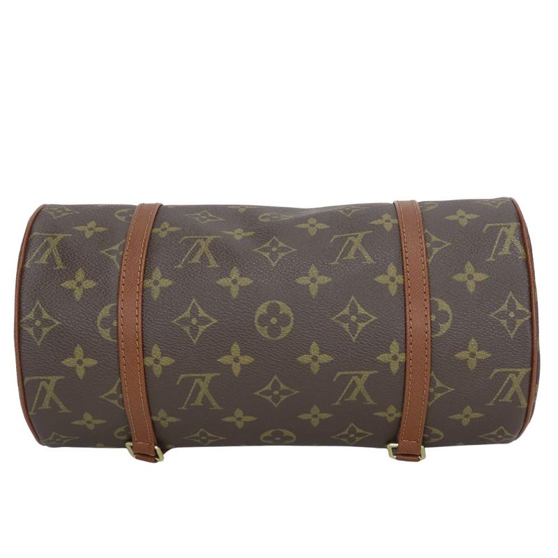 Louis Vuitton Handbag Papillon 26 Monogram Brown Cylindrical — view 4