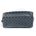 Louis Vuitton Io Shoulder Bag Damier Graphite Canvas Black — view 5