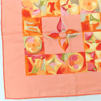 Louis Vuitton Carre 90 in The Passage Of Time Scarf Monogram Flower — view 4