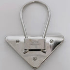 Prada Key Ring Pink Silver Hardware 1 Ap276 — view 4