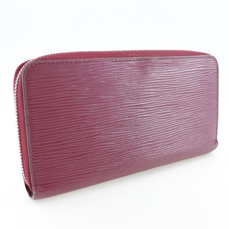 Louis Vuitton Zippy Wallet Epi Leather Red Mi1106 Long — view 3