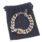 Dior Logo Metal Silver Chain Bracelet 1063 — view 3