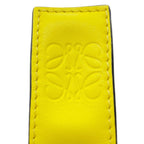 Loewe Slap Bracelet Anagram Yellow Leather Accessories — view 4