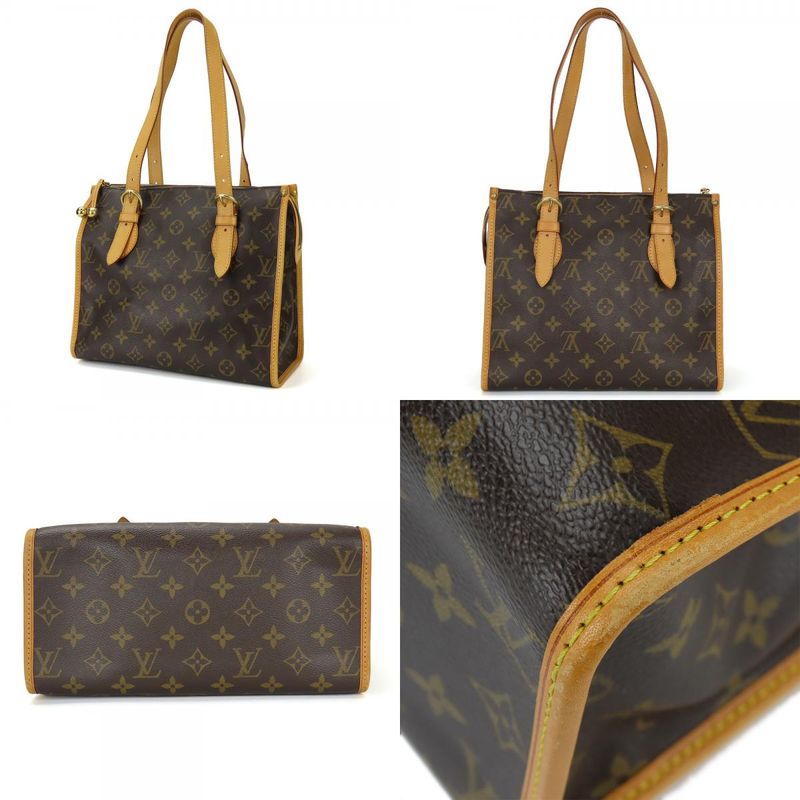 Louis Vuitton Tote Bag Popincourt O Monogram Nubuck Brown Gold Hardware — view 2