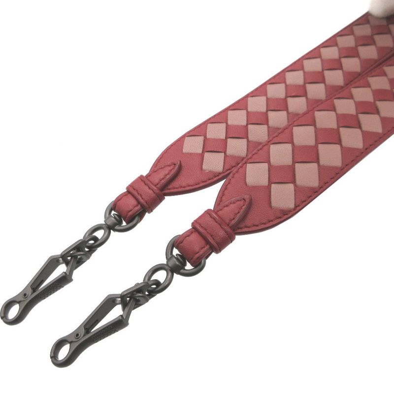 Bottega Veneta Intrecciato Leather Red Shoulder Strap 1062 — view 3