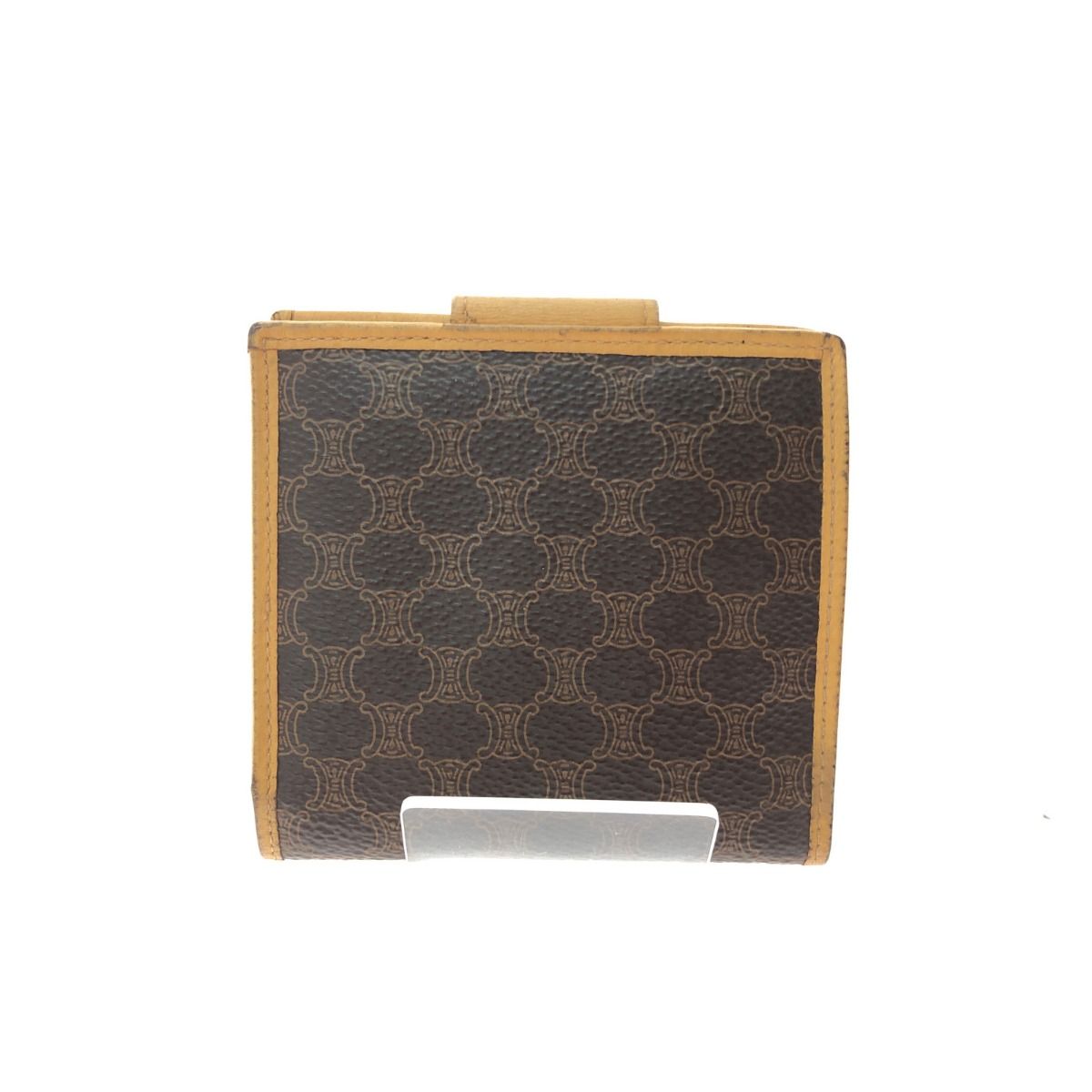 Celine Bifold Wallet Compact Macadam Brown — view 2
