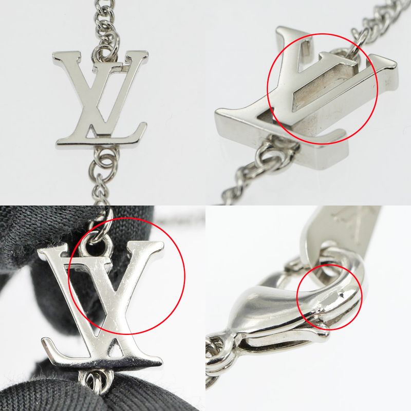 Louis Vuitton Necklace Twisted Flower Pendant Accessory — view 7
