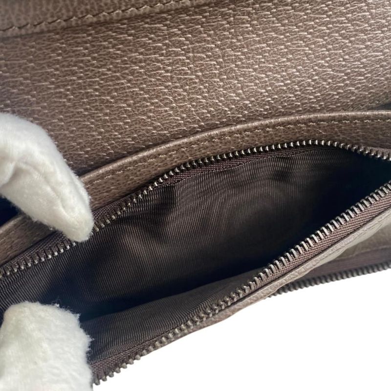 Gucci Bi-Fold Long Wallet Ophidia Zip-Around GG Pattern Double — view 8