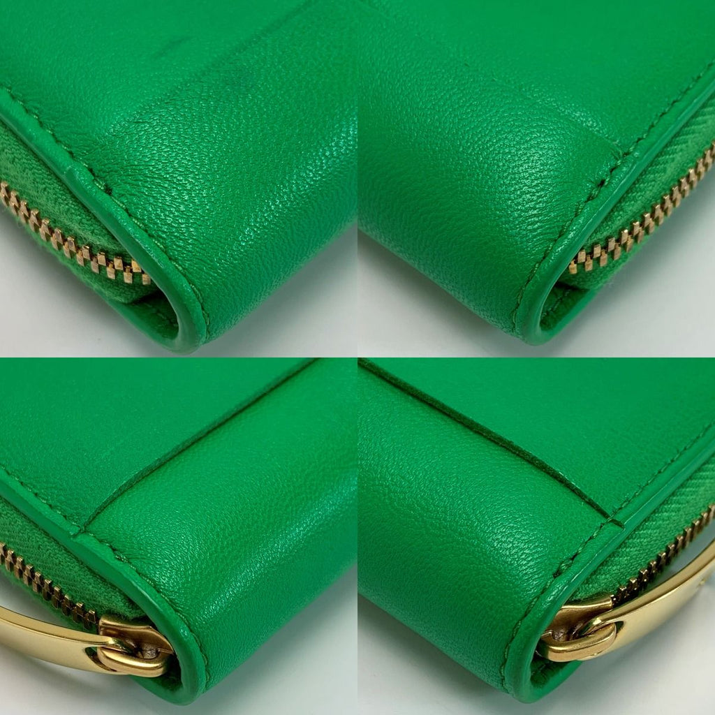 Bottega Veneta Maxi Intrecciato Lamb Leather Paraquito Round — view 6