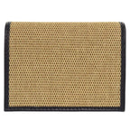 Gucci Horsebit Canvas Leather Beige Navy Bifold Wallet 0860 — view 3