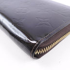 Louis Vuitton Zippy Wallet Round Zipper Monogram Vernis Amarante Wine — view 5