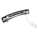 Hermes Aluminum Clous Medor GM Barrette — view 4