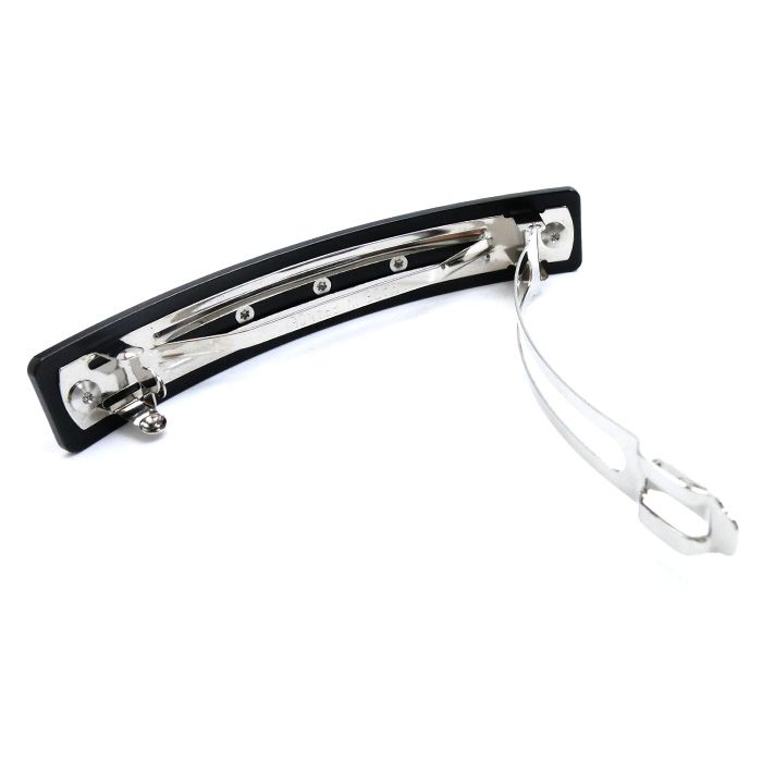 Hermes Aluminum Clous Medor GM Barrette — view 4