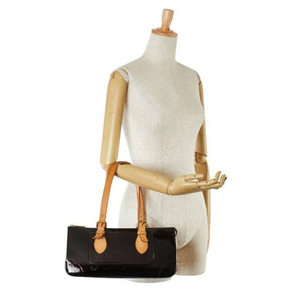 Louis Vuitton Vernis Rosewood Avenue Bag Monogram Tote Amarante — view 5