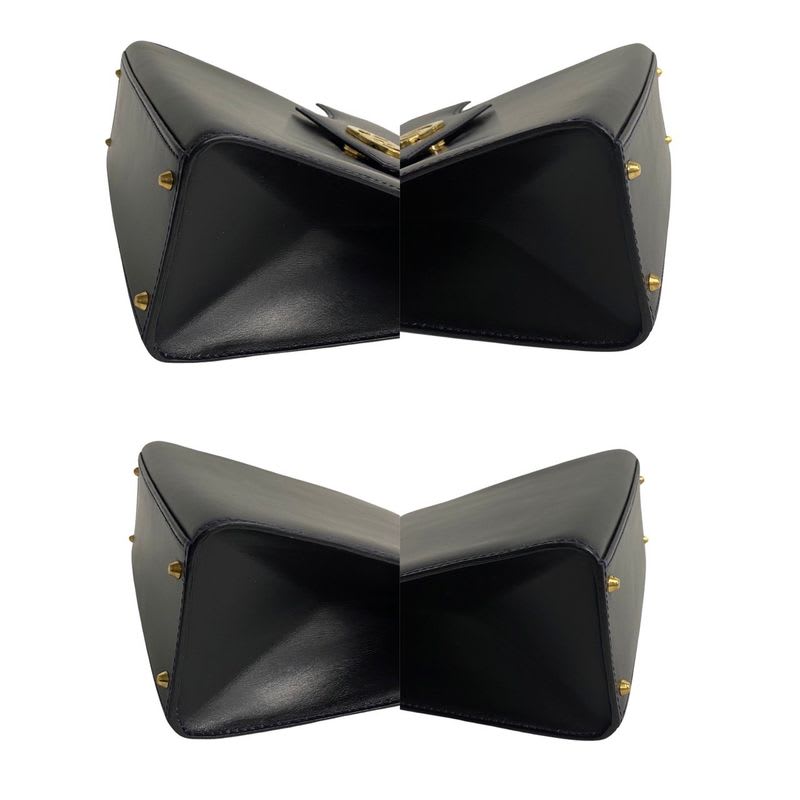 Celine Circle Logo Hardware Calf Leather 2-Way Tote Bag