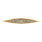 Hermes Silk Scarf Carre 90 Pleated Decoupages Yellow White — view 2