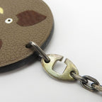 Hermes Bag Charm Leather Silver 925 Brown Wild Boar 2007 — view 3
