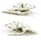 Chanel Barrette Aaa821 Ribbon White Logo COCO Silver Hardware Hair — view 5