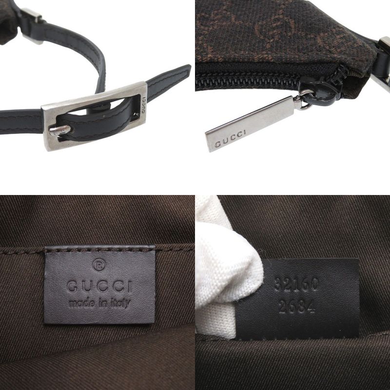 Gucci 32160 GG Canvas Brown Handbag 1414 — view 5